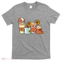 Football Fall Coffee Lover T-Shirt thumb 0