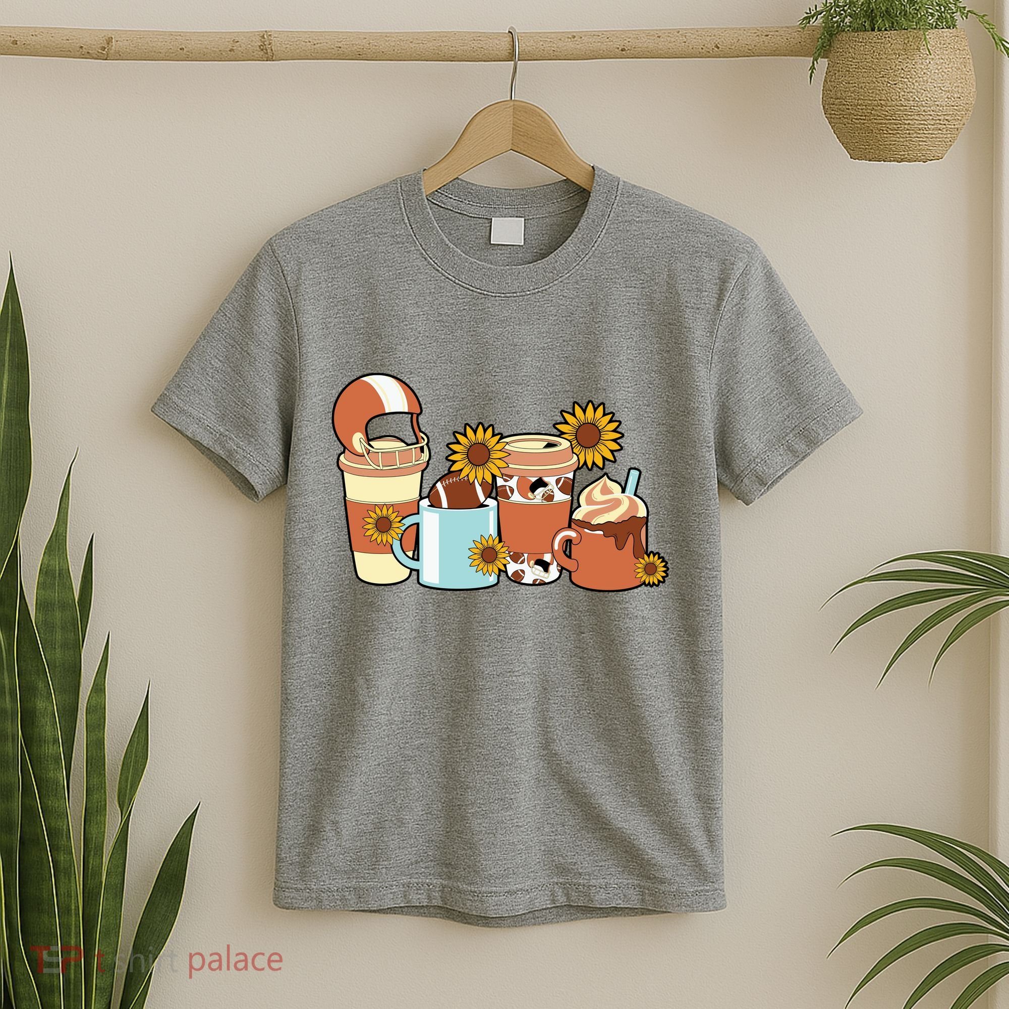 Football Fall Coffee Lover T-Shirt
