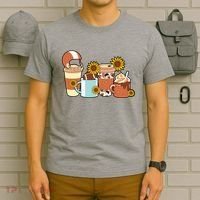 Football Fall Coffee Lover T-Shirt thumb 6