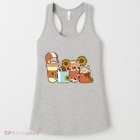 Football Fall Coffee Lover Women's Tank Top thumb 0