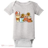 Football Fall Coffee Lover Baby Bodysuit thumb 0
