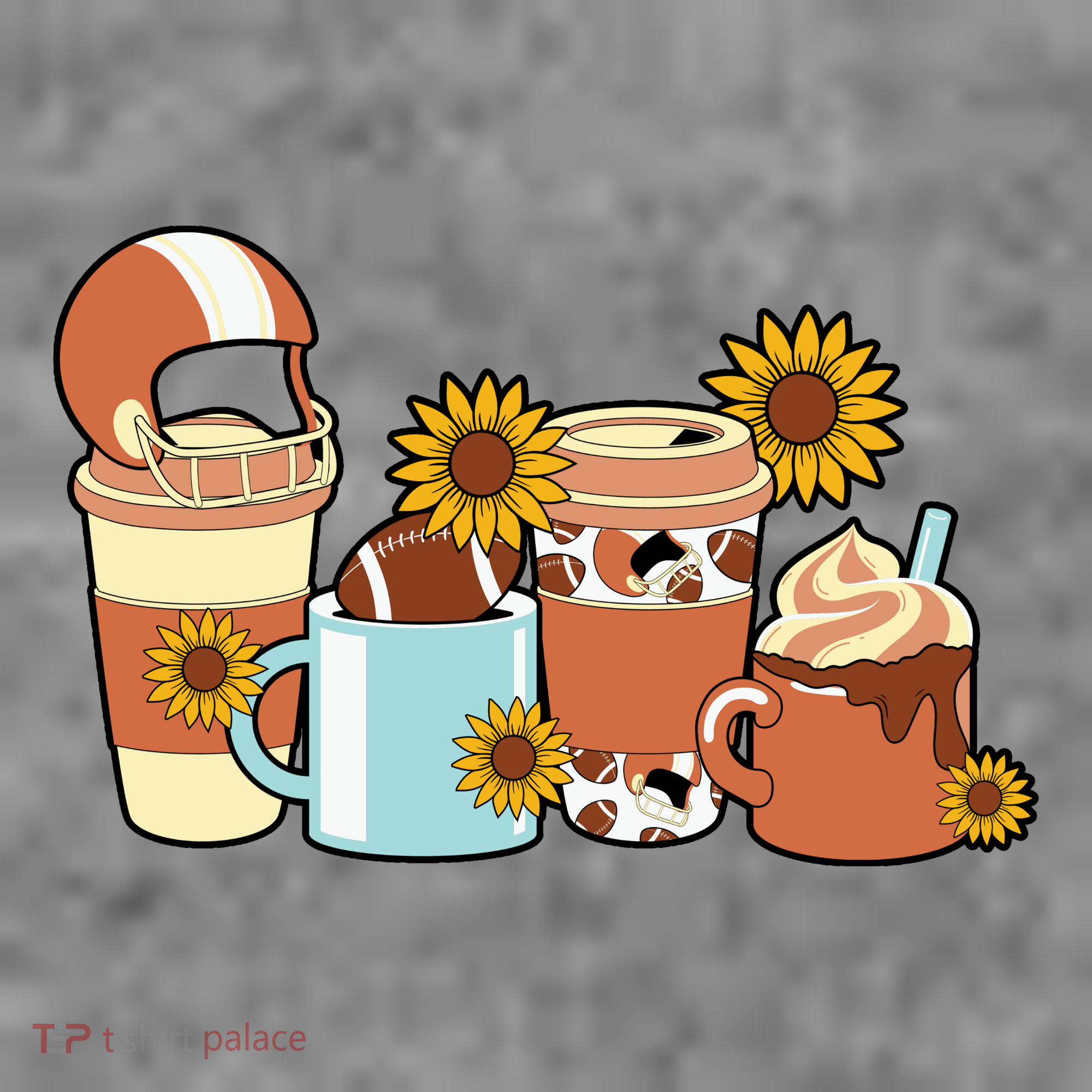 Football Fall Coffee Lover Baby Bodysuit