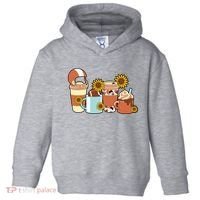 Football Fall Coffee Lover Toddler Hoodie thumb 0