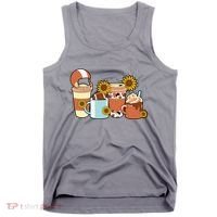 Football Fall Coffee Lover Tank Top thumb 0
