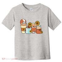 Football Fall Coffee Lover Toddler T-Shirt thumb 0