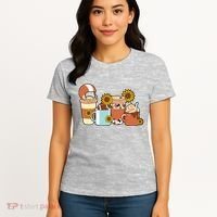 Football Fall Coffee Lover Women's T-Shirt thumb 4