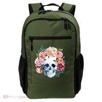Fancy Flower Crown Skull Backpack thumb 0