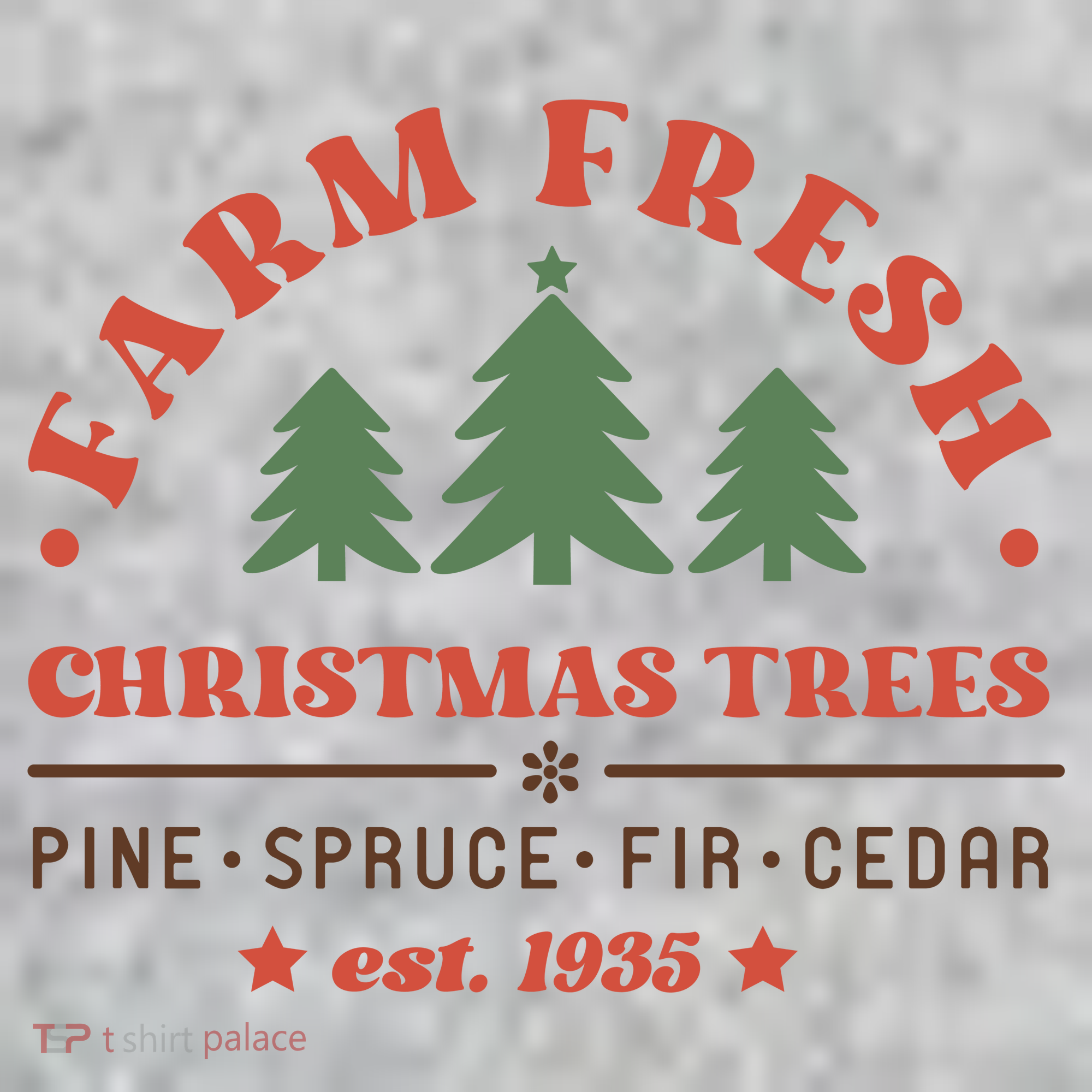 Farm Fresh Christmas Trees Funny Xmas Graphic Plus Size Kids Sweatshirt