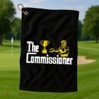 Fantasy Football Commissioner Fantasy Football Commish Golf Towel thumb 1