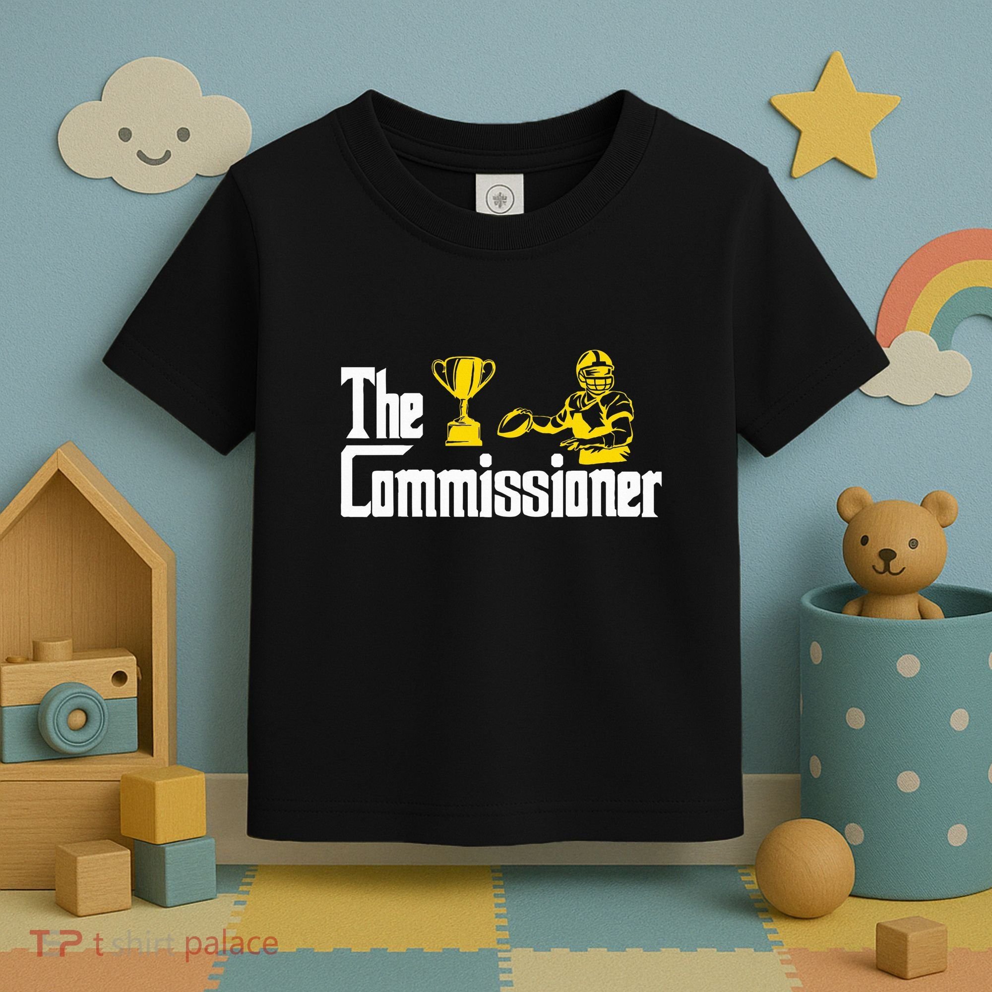 Fantasy Football Commissioner Fantasy Football Commish Toddler T-Shirt