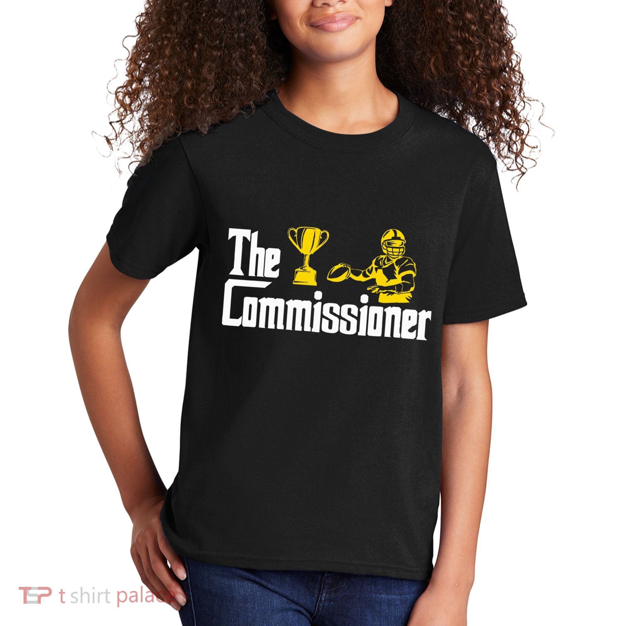 Fantasy Football Commissioner Fantasy Football Commish Kids T-Shirt