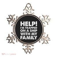 Funny Family Cruise Matching Vacation Cruising Ornament thumb 0