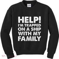Funny Family Cruise Matching Vacation Cruising Kids Sweatshirt thumb 0