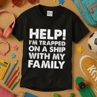 Funny Family Cruise Matching Vacation Cruising Kids T-Shirt thumb 3
