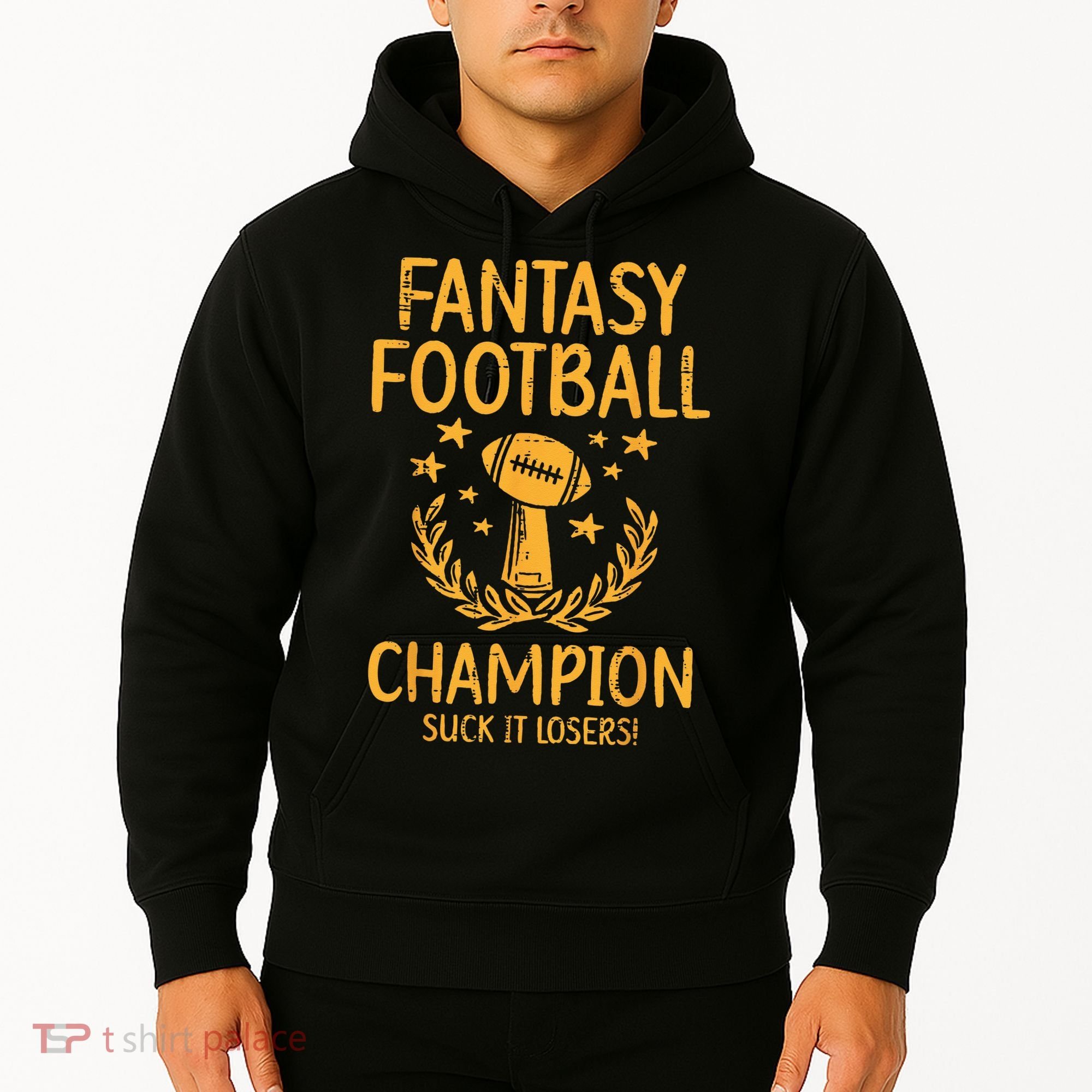 Fantasy Football Champion Funny FFL Draft Champ Hoodie