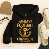 Fantasy Football Champion Funny FFL Draft Champ Hoodie thumb 4