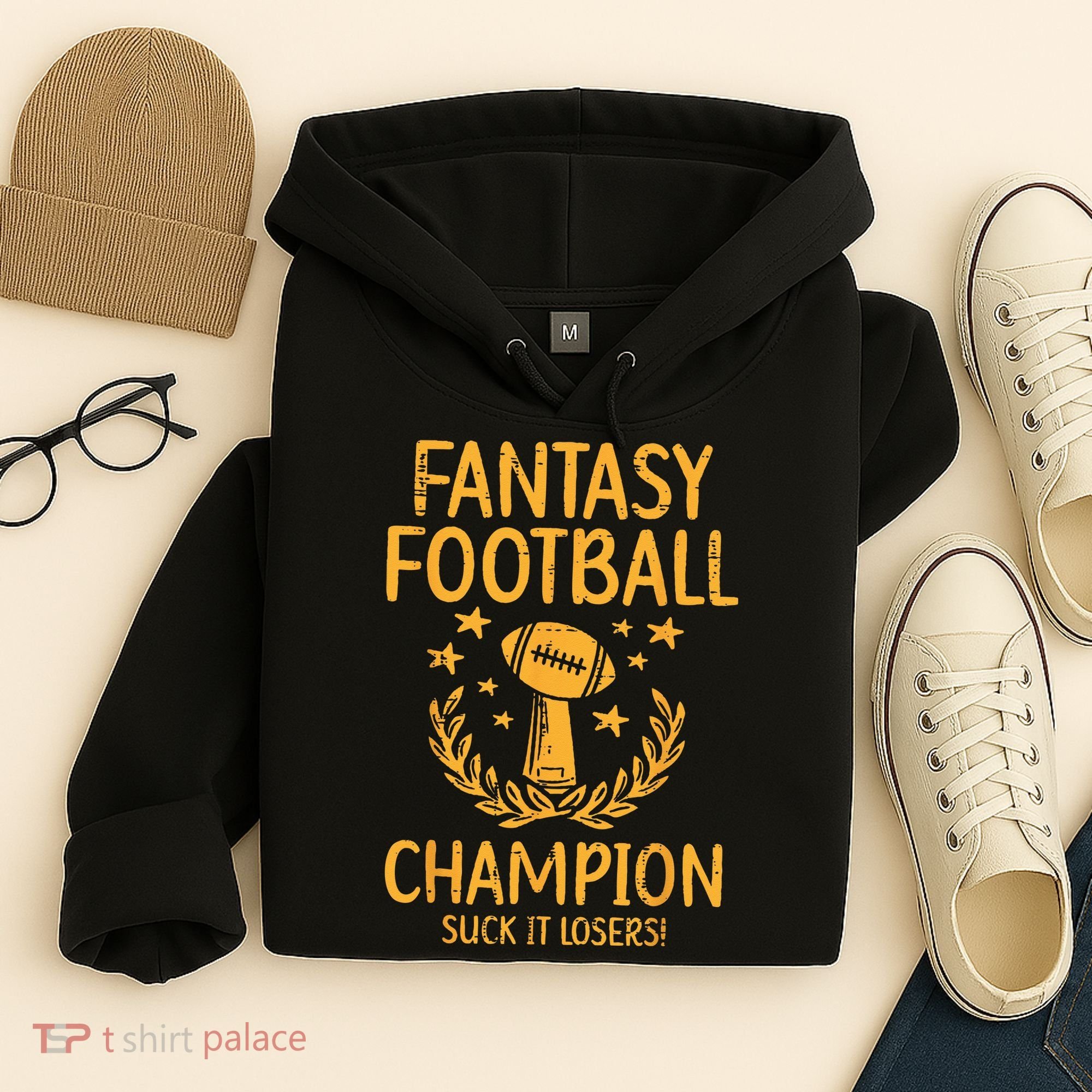 Fantasy Football Champion Funny FFL Draft Champ Hoodie