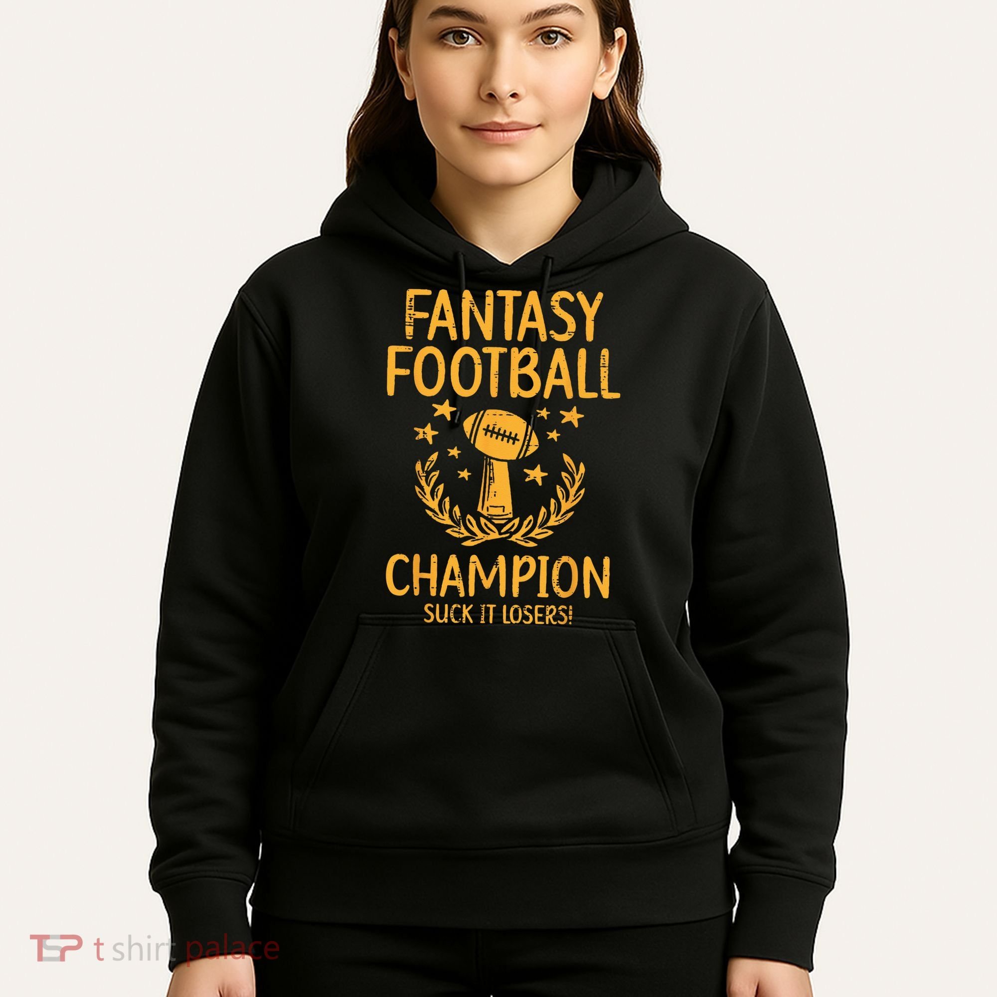 Fantasy Football Champion Funny FFL Draft Champ Hoodie