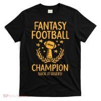Fantasy Football Champion Funny FFL Draft Champ T-Shirt thumb 0