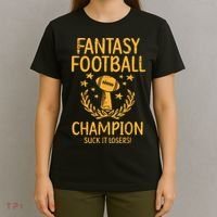 Fantasy Football Champion Funny FFL Draft Champ T-Shirt thumb 4