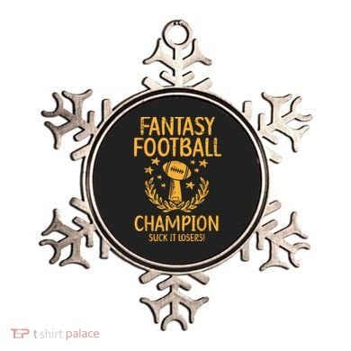 Fantasy Football Champion Funny FFL Draft Champ Ornament