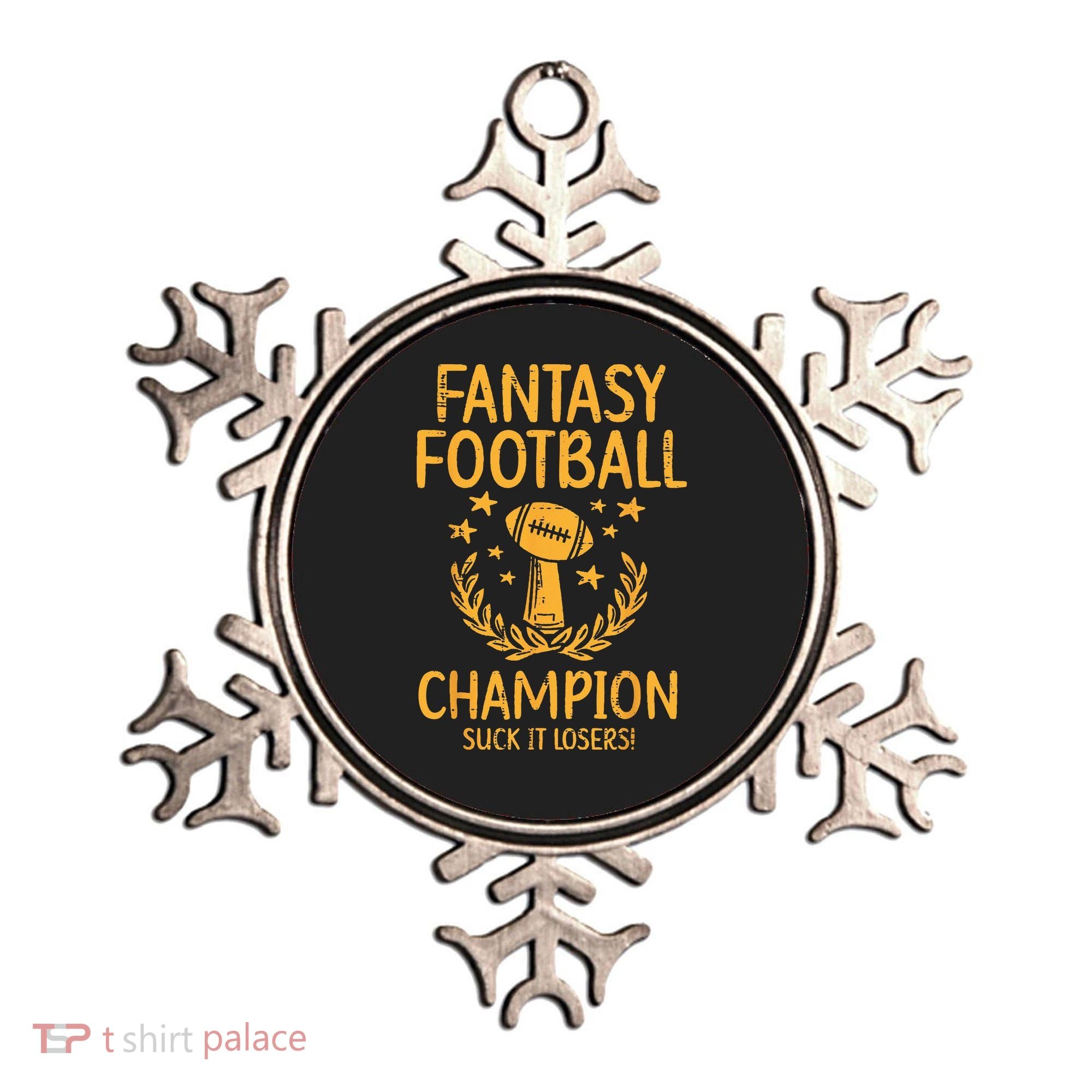 Fantasy Football Champion Funny FFL Draft Champ Ornament