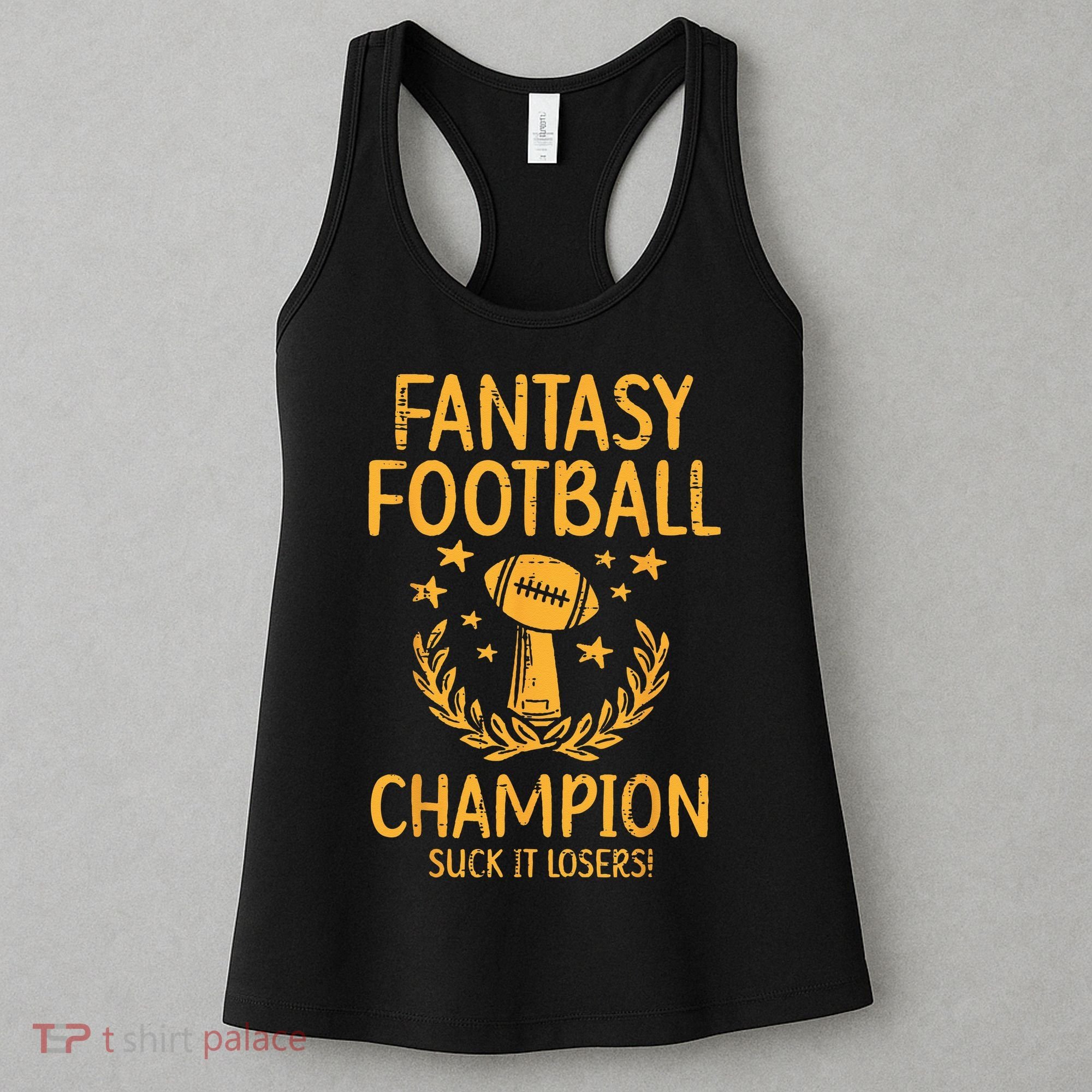 Fantasy Football Champion Funny FFL Draft Champ Women's Tank Top