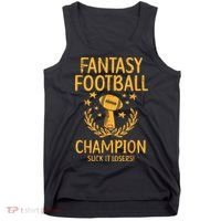Fantasy Football Champion Funny FFL Draft Champ Tank Top thumb 0
