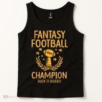 Fantasy Football Champion Funny FFL Draft Champ Tank Top thumb 2