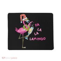 Falala Flamingo Christmas Holiday Festive Mousepad thumb 0