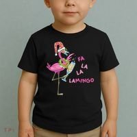 Falala Flamingo Christmas Holiday Festive Toddler T-Shirt thumb 2