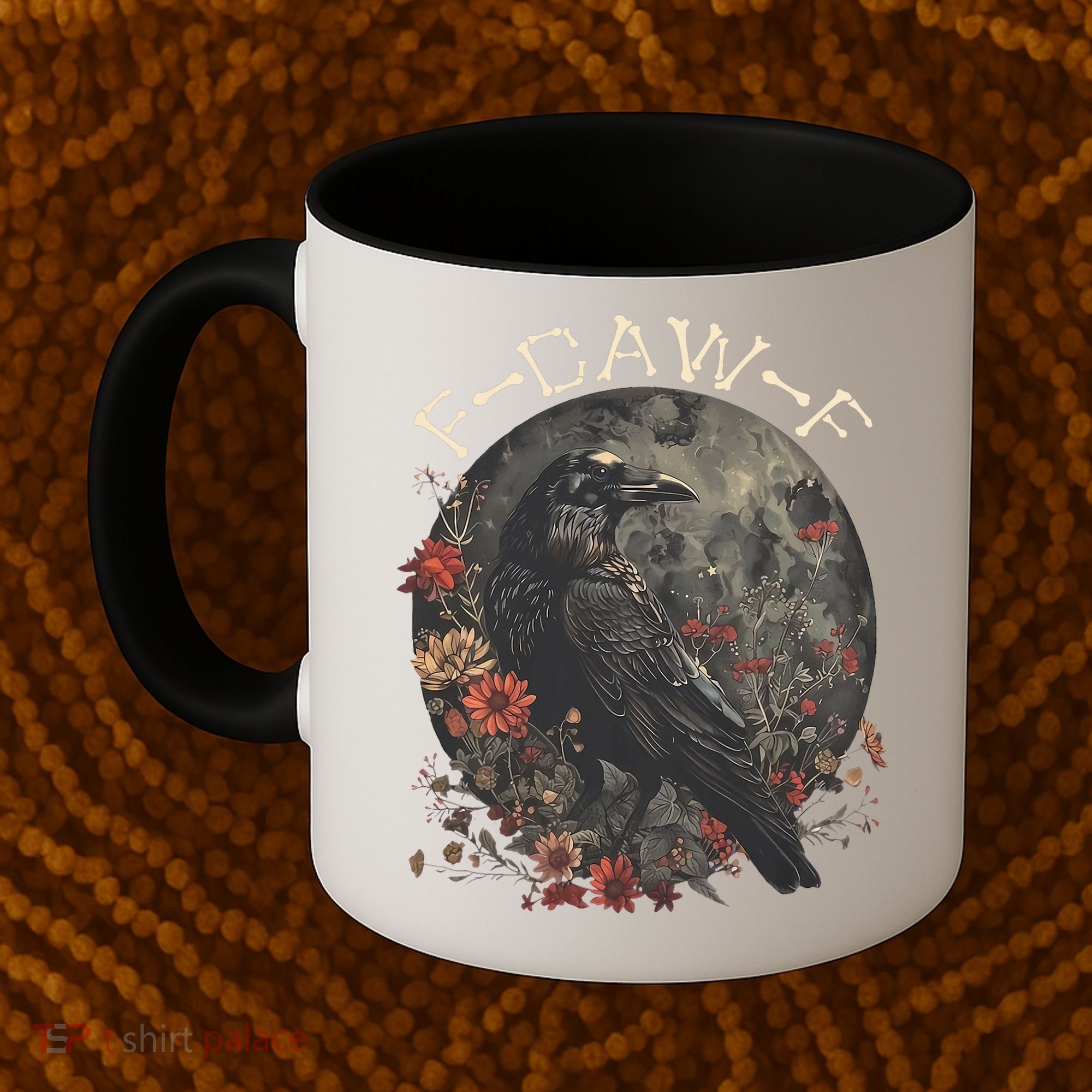 Funny F Caw F Raven Bird Saying Graphic Coffee Mug