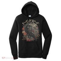 Funny F Caw F Raven Bird Saying Graphic Women's Hoodie thumb 0