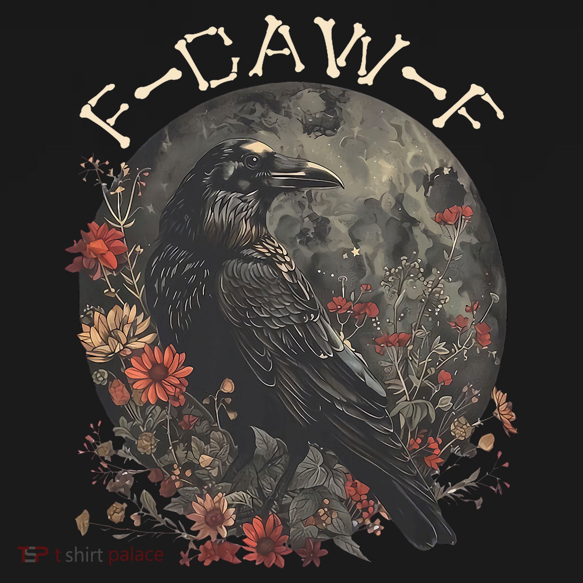 Funny F Caw F Raven Bird Saying Graphic Women's Hoodie