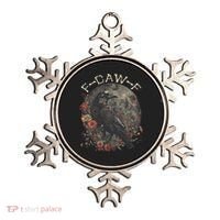 Funny F Caw F Raven Bird Saying Graphic Ornament thumb 0