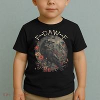 Funny F Caw F Raven Bird Saying Graphic Toddler T-Shirt thumb 2