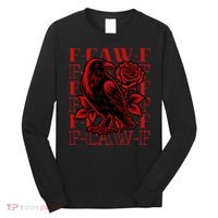 Funny F-Caw-F Crow Black Crow, F-Caw-F Black Bird Long Sleeve Shirt thumb 0