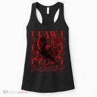 Funny F-Caw-F Crow Black Crow, F-Caw-F Black Bird Women's Tank Top thumb 0