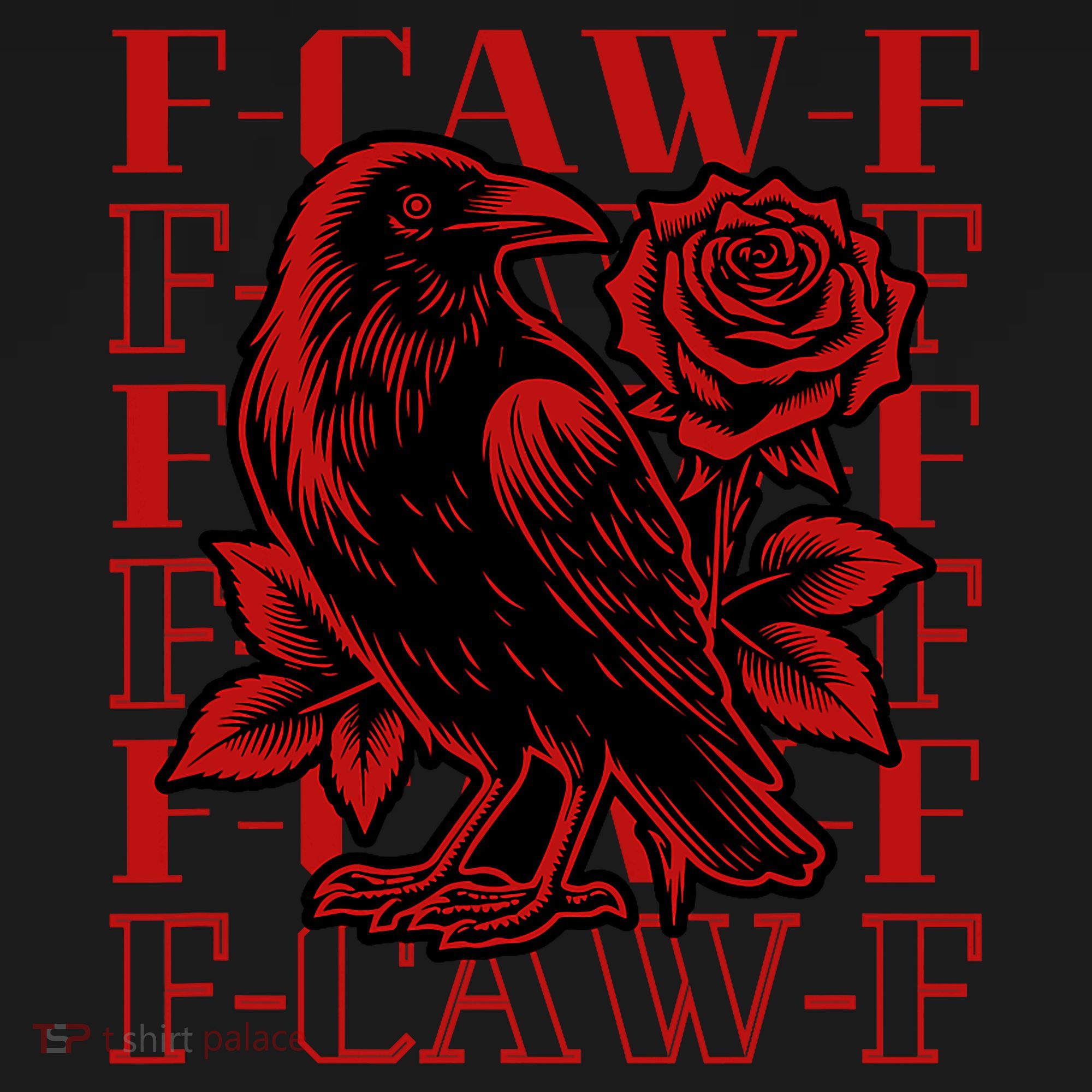 Funny F-Caw-F Crow Black Crow, F-Caw-F Black Bird Women's Tank Top