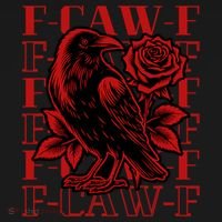 Funny F-Caw-F Crow Black Crow, F-Caw-F Black Bird Tall Hoodie thumb 2