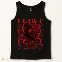 Funny F-Caw-F Crow Black Crow, F-Caw-F Black Bird Tank Top thumb 2