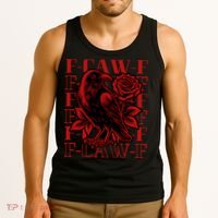 Funny F-Caw-F Crow Black Crow, F-Caw-F Black Bird Tank Top thumb 3