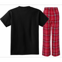 Funny F-Caw-F Crow Black Crow, F-Caw-F Black Bird Kids Plaid Pajama Set thumb 1