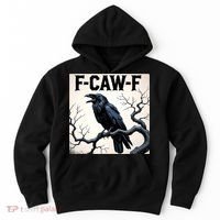 Funny F-Caw-F Crow Hoodie thumb 0