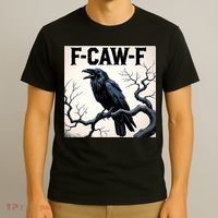 Funny F-Caw-F Crow T-Shirt thumb 3