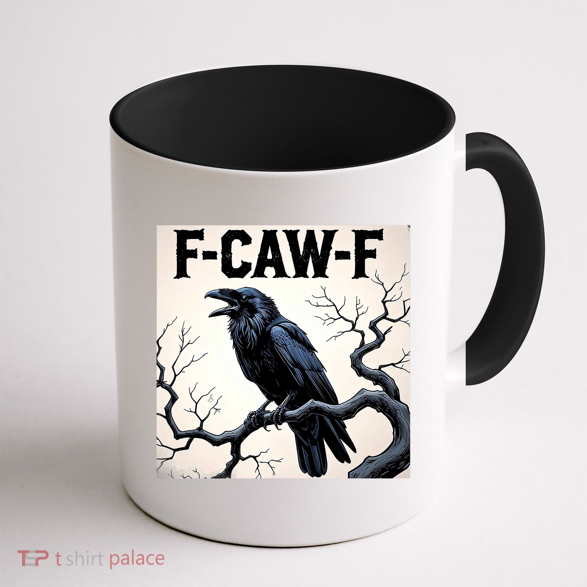 Funny F-Caw-F Crow Coffee Mug
