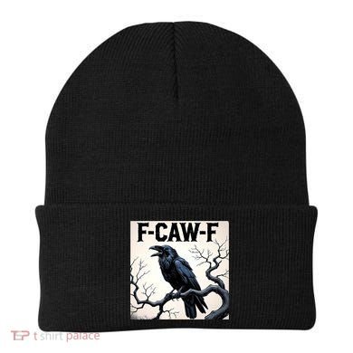 Funny F-Caw-F Crow Beanie