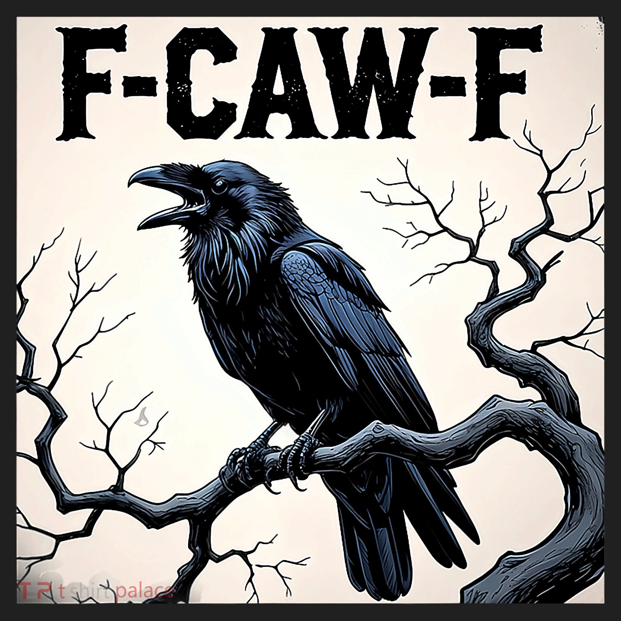 Funny F-Caw-F Crow Beanie