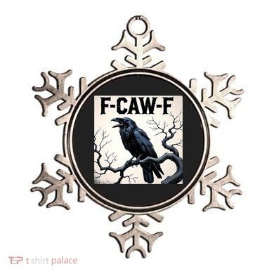Funny F-Caw-F Crow Ornament