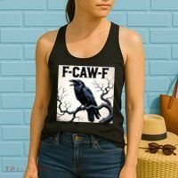 Funny F-Caw-F Crow Women's Tank Top thumb 2
